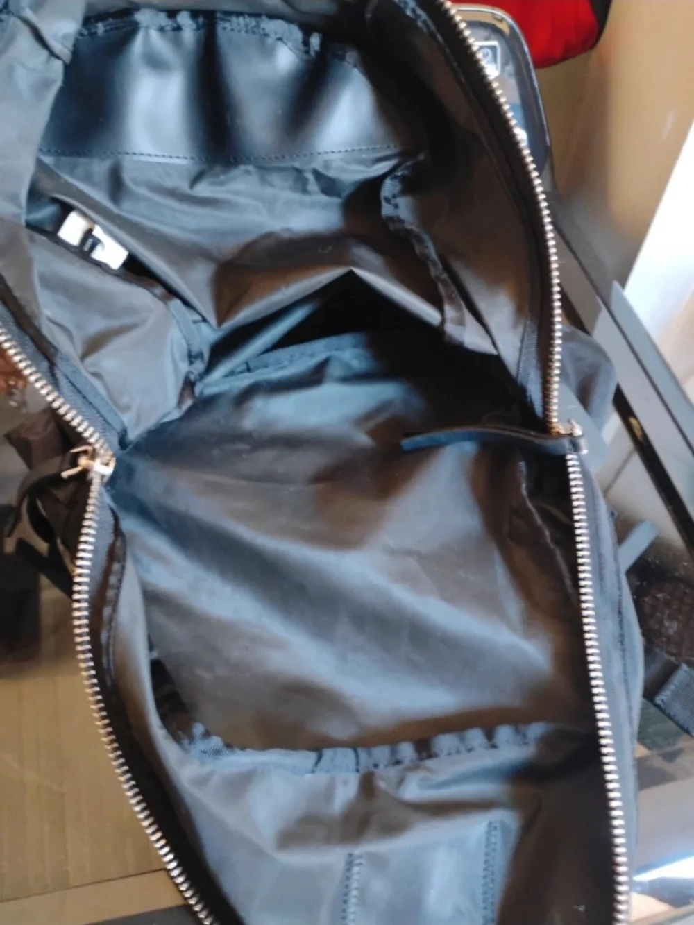 Marc Jacobs Black Nylon Backpack with Silver Hardware